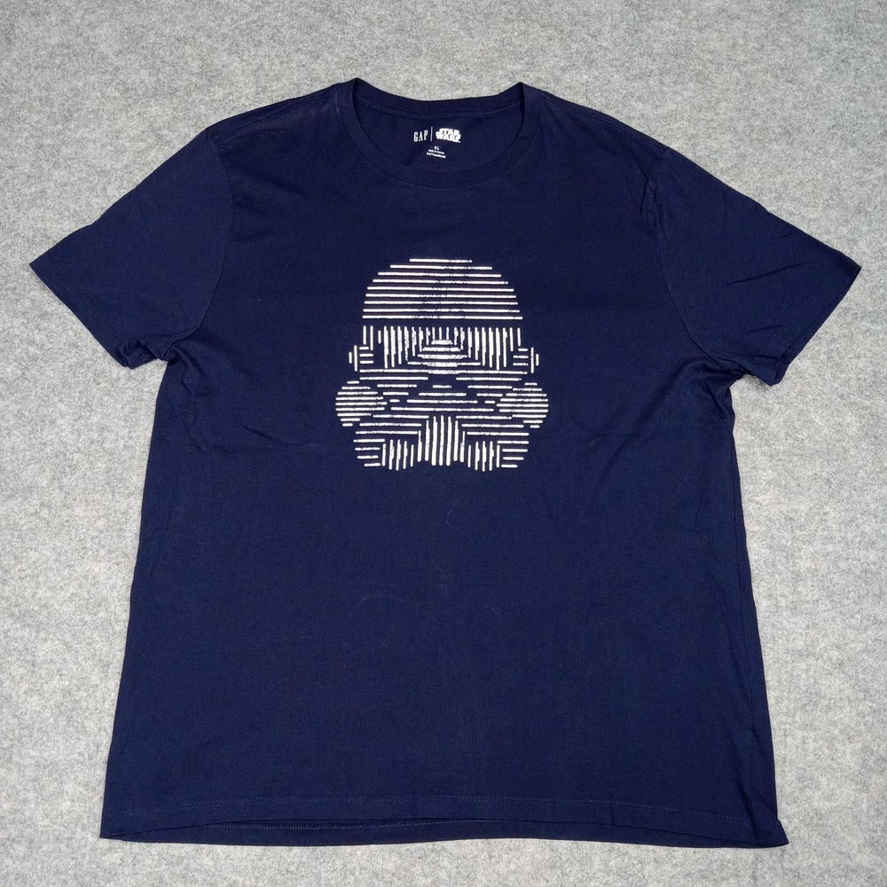 Star Wars Shirt Mens XL Navy Stormtrooper Graphic Gap Lucasfilm T-Shirt Tee